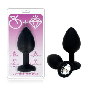 Plug de silicón con joya