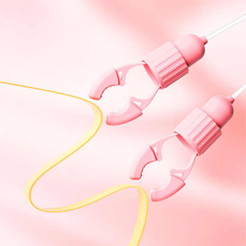 Pink Rabbit Nipple Clip Licking Lilo LL-2340-B - Imagen 3