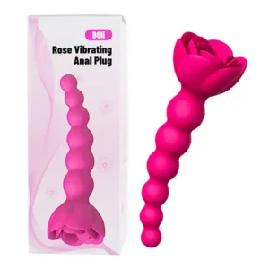 Boli Rose Vibrating Anal Plug